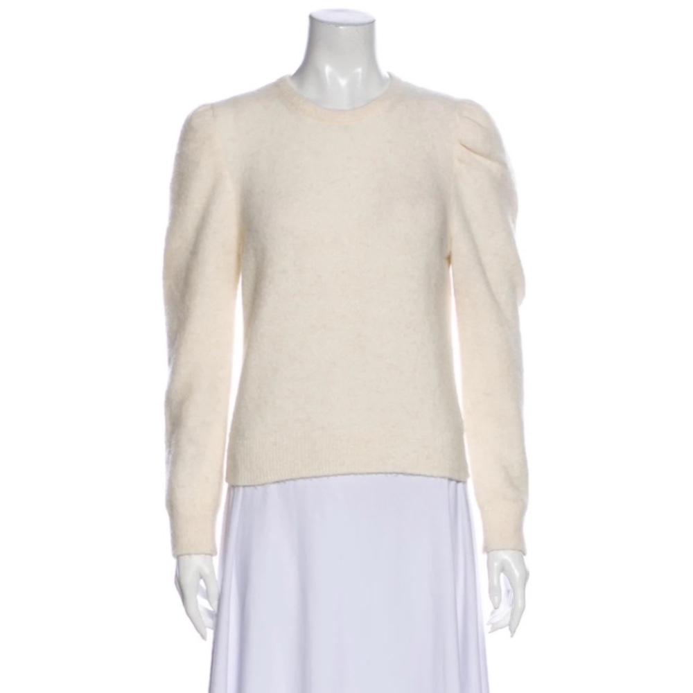 DEREK LAM 10 CROSBY Crew Neck Sweater Size Medium. Cream Color.